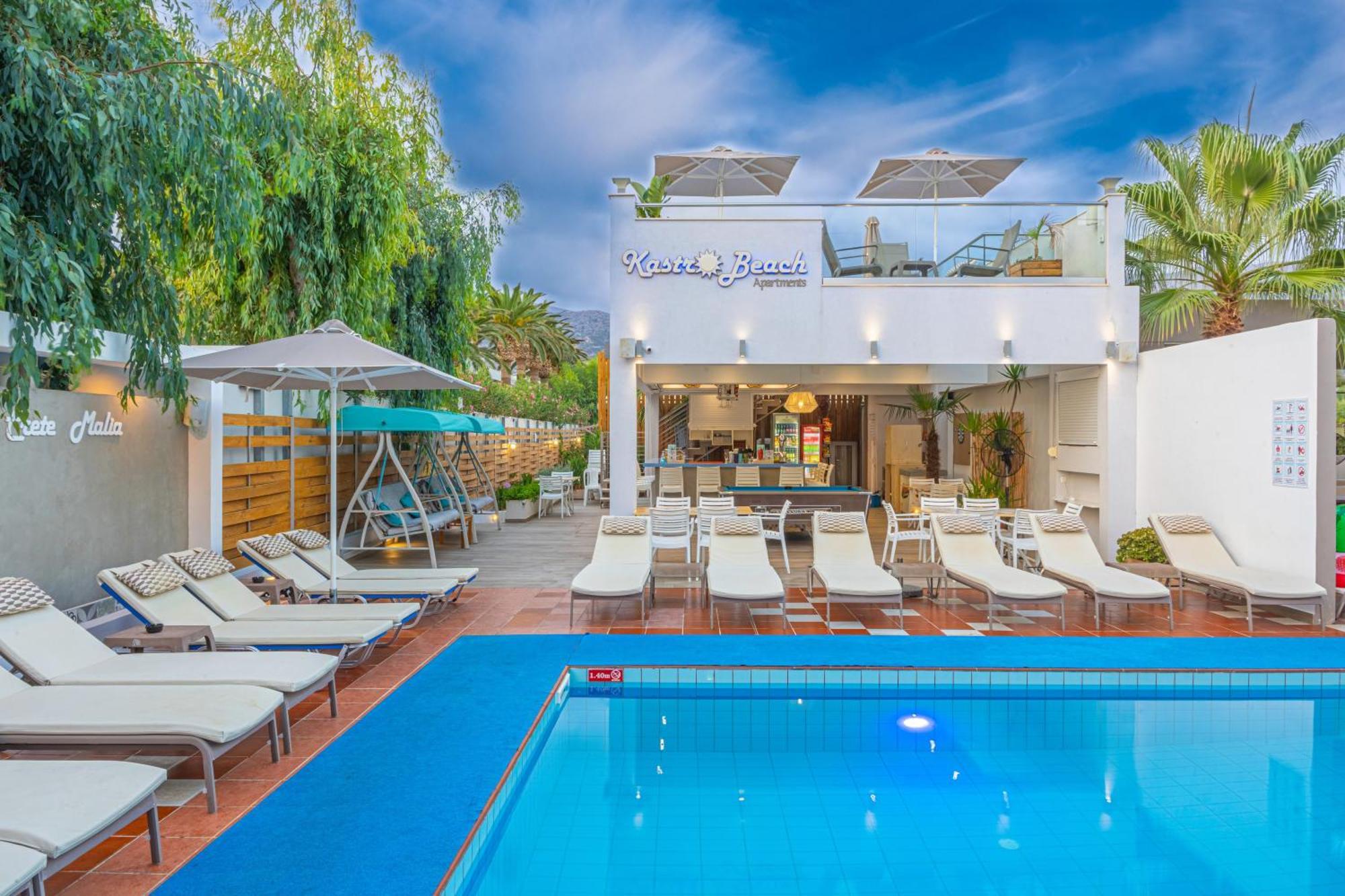 Kastro Beach Apartments Malia  Bagian luar foto